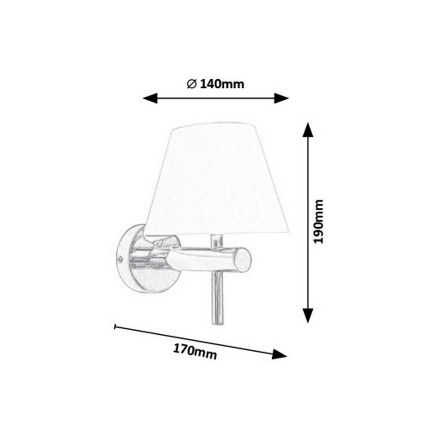 Rabalux - LED Kopalniška stenska svetilka LED/6W/230V IP44