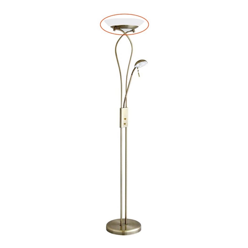 Rabalux 4078 - Nadomestno steklo za talno svetilko GAMMA R7s velik
