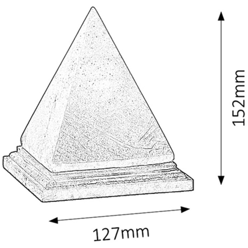 Rabalux - Solna svetilka 1xE14/15W/230V akacija 2,8 kg