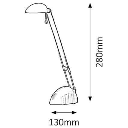 Rabalux - LED Namizna svetilka LED/5W/230V