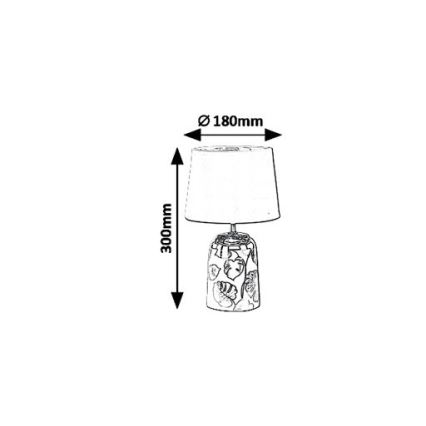 Rabalux 4548 - Namizna svetilka SONAL 1xE14/40W/230V