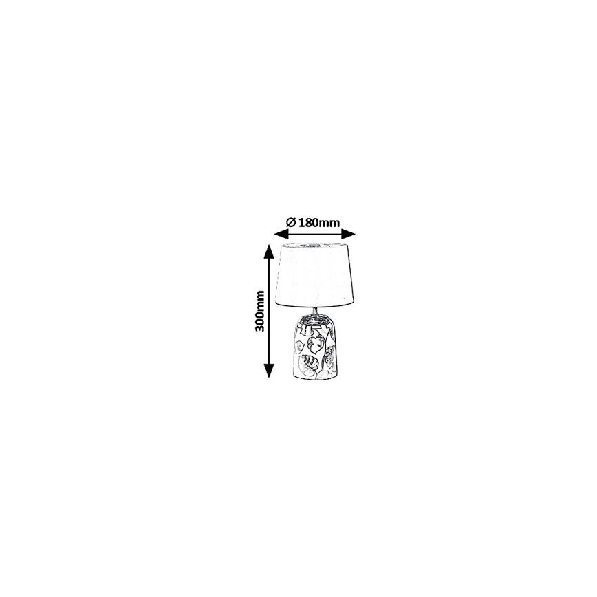 Rabalux 4548 - Namizna svetilka SONAL 1xE14/40W/230V