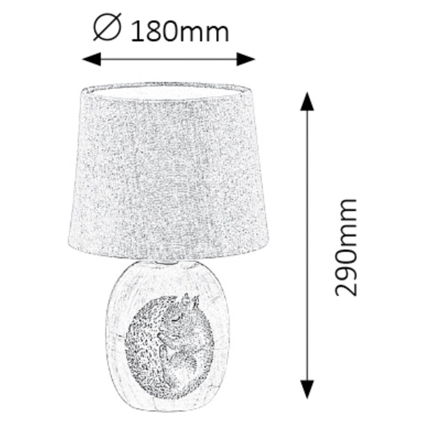 Rabalux - Otroška namizna svetilka 1xE14/40W/230V