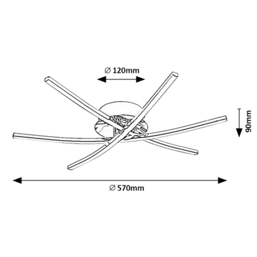 Rabalux - LED Stropna svetilka LED/21W/230V 4000K