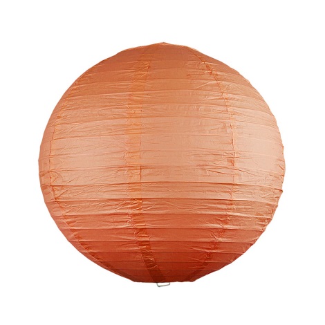 Rabalux 4892 - Senčnik RICE oranžni E27 pr.30 cm