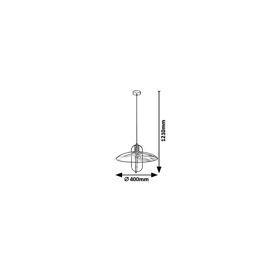 Rabalux 5000 - Lestenec na vrvici VIDA 1xE27/8W/230V