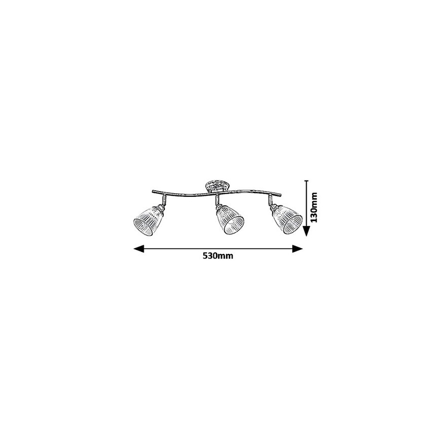 Reflektor MARTHA 3xE14/40W/230V
