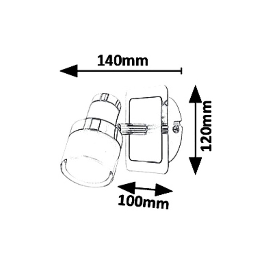 Rabalux 5021 - LED Stenski reflektor HAROLD LED/5W/230V IP44