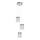 Rabalux 5044 - LED Lestenec na vrvici ASTRELLA 3xLED/6W/230V