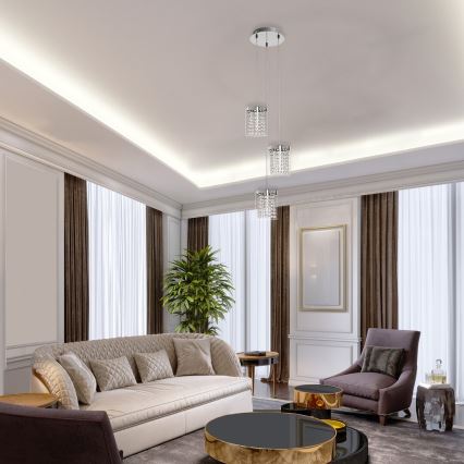 Rabalux 5044 - LED Lestenec na vrvici ASTRELLA 3xLED/6W/230V