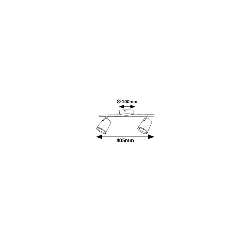 Rabalux 5046 - LED Reflektor SOLANGE 2xLED/6W/230V
