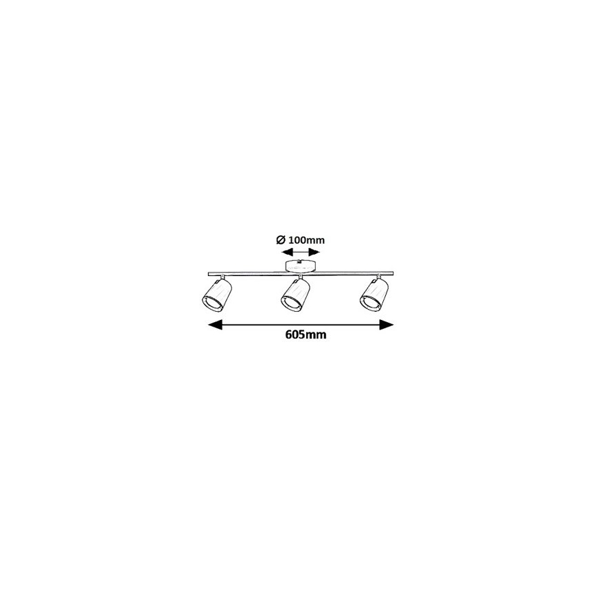 Rabalux 5047 - LED Reflektor SOLANGE 3xLED/6W/230V