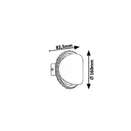 Rabalux 5049 - LED Stenska svetilka CAPRIANA LED/6W/230V