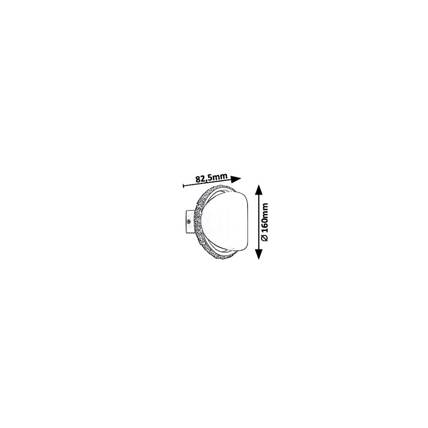Rabalux 5049 - LED Stenska svetilka CAPRIANA LED/6W/230V