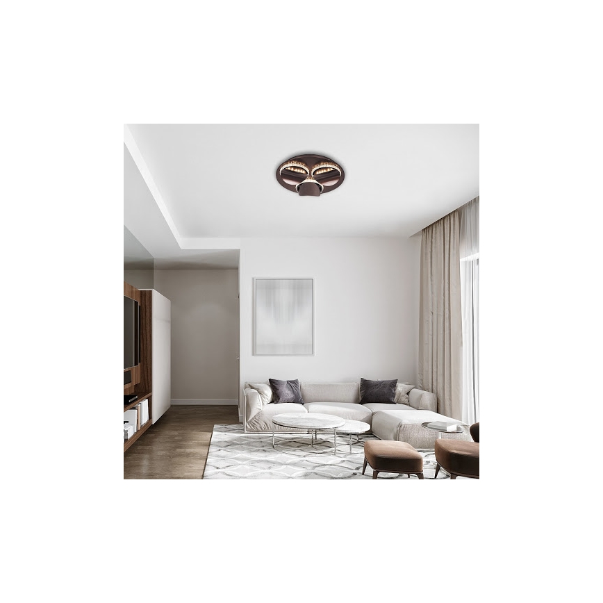 Rabalux - LED zatemnjevalna stropna svetilka CAPRIANA LED/18W/230V premer 38 cm