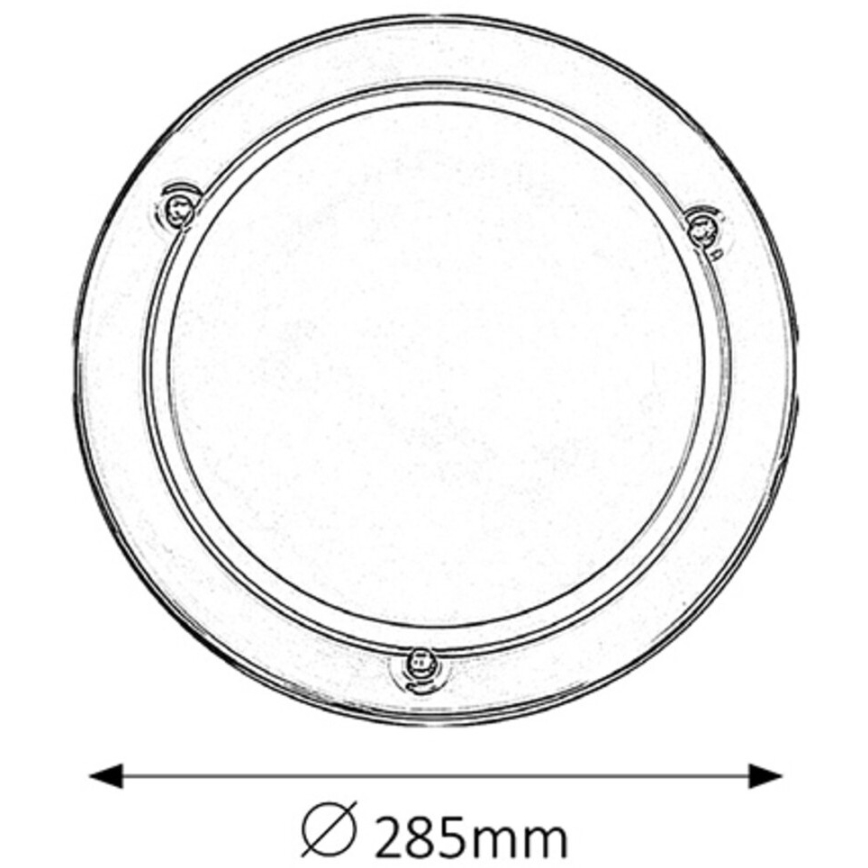 Rabalux - Stropna svetilka 1xE27/60W/230V pr. 28,5 cm