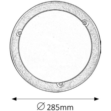 Rabalux - Stropna svetilka 1xE27/60W/230V pr. 28,5 cm