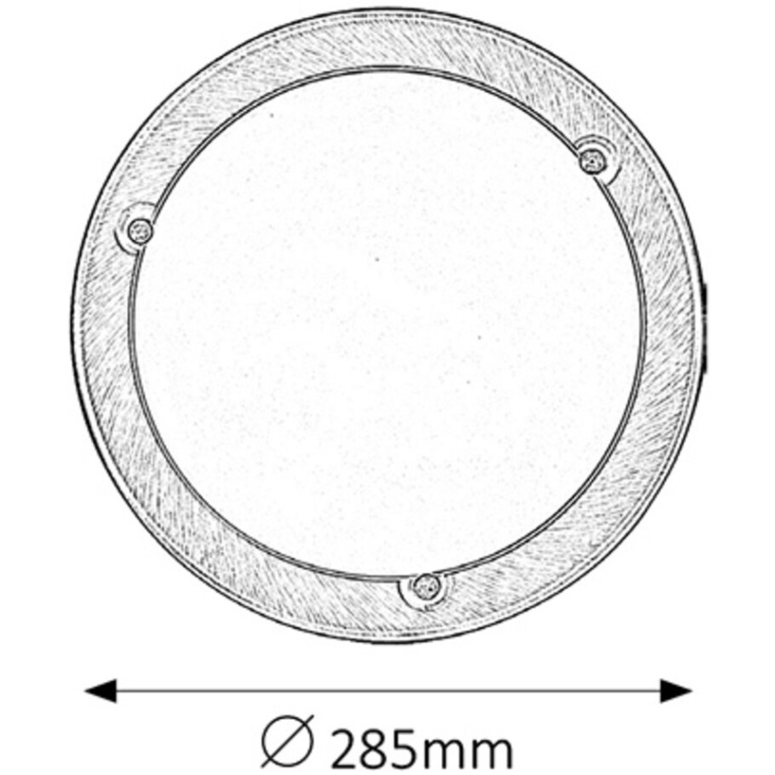 Rabalux - Stropna svetilka 1xE27/60W/230V pr. 28,5 cm