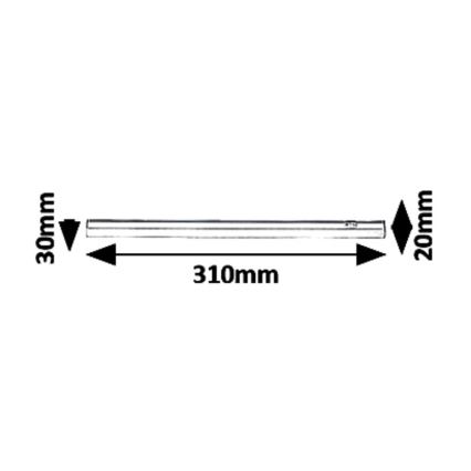 LED Podelementna svetilka LED/4W/230V