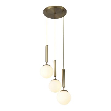 Rabalux 5352 - Lestenec na vrvici DIVINA 3xE14/9W/230V