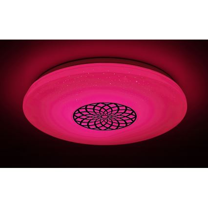 Rabalux - LED RGB Zatemnitvena stropna svetilka LED/24W/230V 3000-6500K Wi-Fi Tuya pr. 39,5 cm + Daljinski upravljalnik