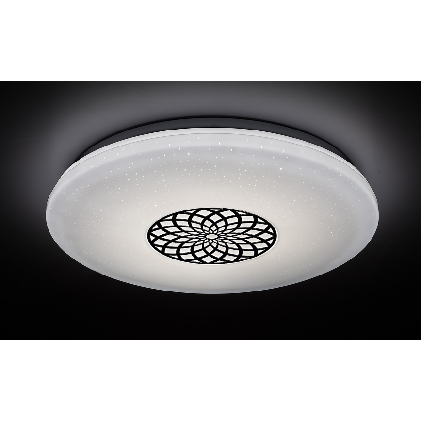 Rabalux - LED RGB Zatemnitvena stropna svetilka LED/24W/230V 3000-6500K Wi-Fi Tuya pr. 39,5 cm + Daljinski upravljalnik