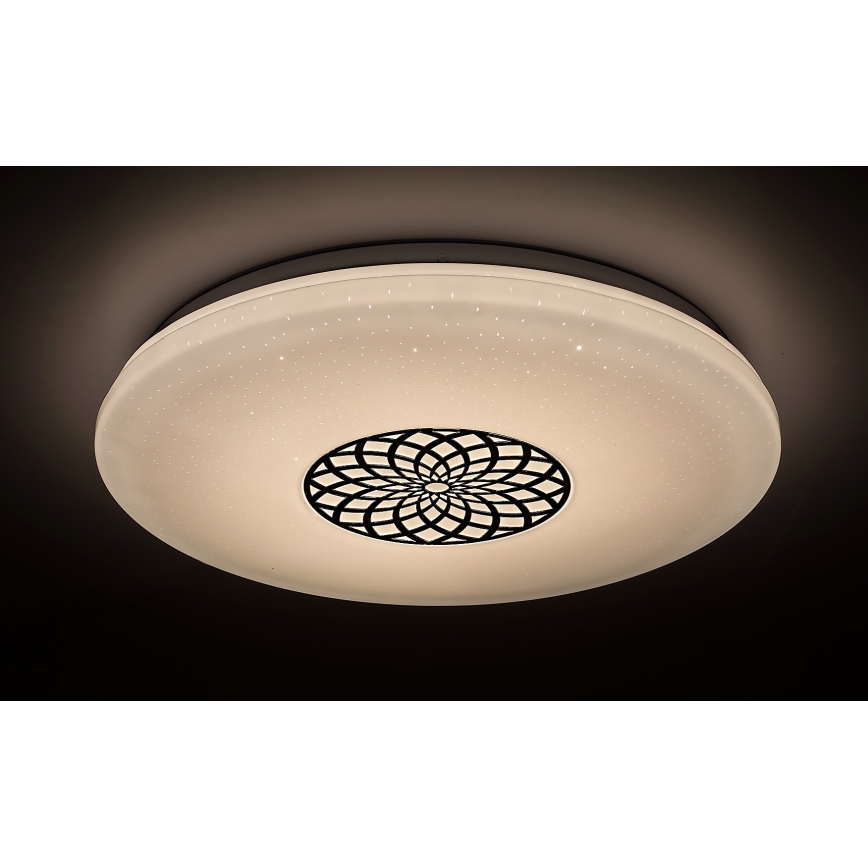 Rabalux - LED RGB Zatemnitvena stropna svetilka LED/24W/230V 3000-6500K Wi-Fi Tuya pr. 39,5 cm + Daljinski upravljalnik