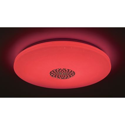 Rabalux - LED RGB Zatemnitvena stropna svetilka LED/40W/230V 3000-6500K Wi-Fi Tuya pr. 60 cm + Daljinski upravljalnik