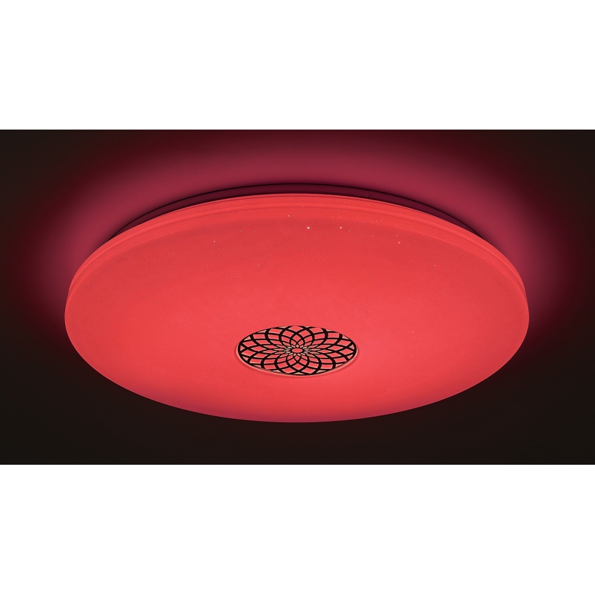 Rabalux - LED RGB Zatemnitvena stropna svetilka LED/40W/230V 3000-6500K Wi-Fi Tuya pr. 60 cm + Daljinski upravljalnik