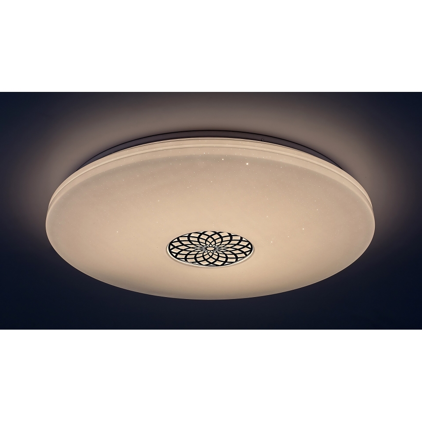 Rabalux - LED RGB Zatemnitvena stropna svetilka LED/40W/230V 3000-6500K Wi-Fi Tuya pr. 60 cm + Daljinski upravljalnik