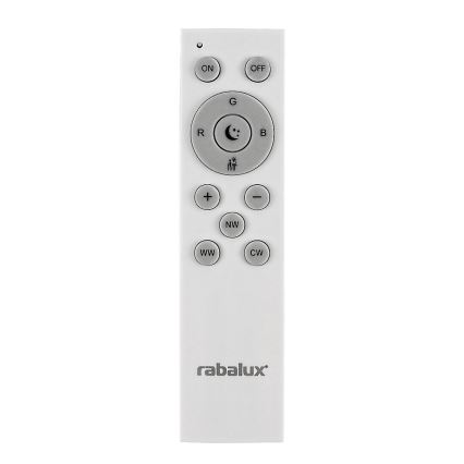 Rabalux - LED RGB Zatemnitvena stropna svetilka LED/40W/230V 3000-6500K Wi-Fi Tuya pr. 60 cm + Daljinski upravljalnik