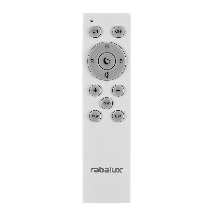 Rabalux - LED RGB Zatemnitvena stropna svetilka LED/40W/230V 3000-6500K Wi-Fi Tuya pr. 60 cm + Daljinski upravljalnik