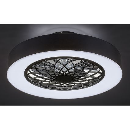 Rabalux - LED Zatemnitvena stropna svetilka z ventilatorjem LED/35W/230V 3000-6000K + Daljinski upravljalnik