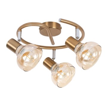 Rabalux 5549 - Reflektor HOLLY 3xE14/40W/230V zlat