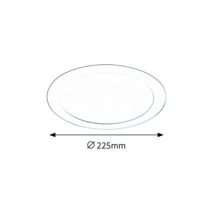 Rabalux - LED Vgradna svetilka LED/18W/230V