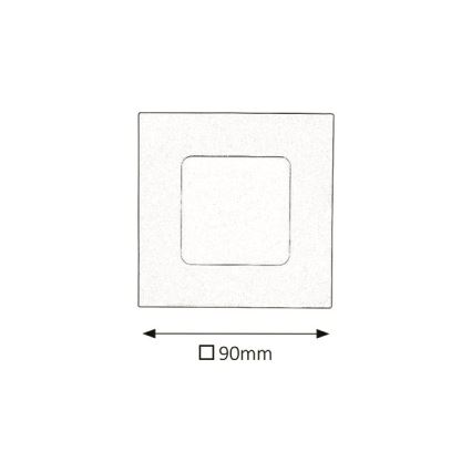 Rabalux - LED Kopalniška vgradna svetilka LED/3W/230V IP44 4000K