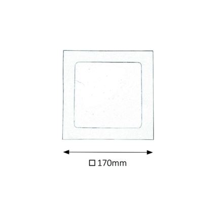 Rabalux - LED Kopalniška vgradna svetilka LED/12W/230V IP44 4000K