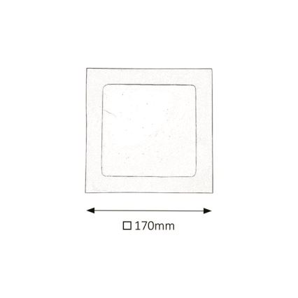 Rabalux - LED Kopalniška vgradna svetilka LED/12W/230V IP44 3000K