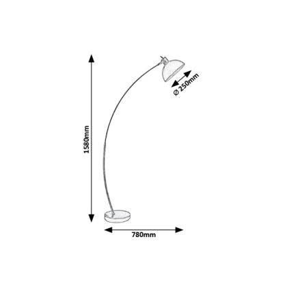 Rabalux - Stoječa svetilka 1xE27/40W/230V