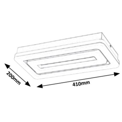Rabalux - LED Stropna svetilka LED/40W/230V 20x41 cm