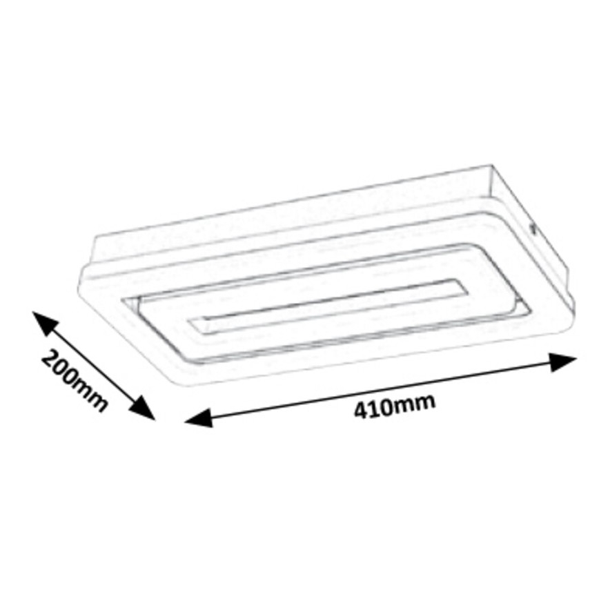 Rabalux - LED Stropna svetilka LED/40W/230V 20x41 cm