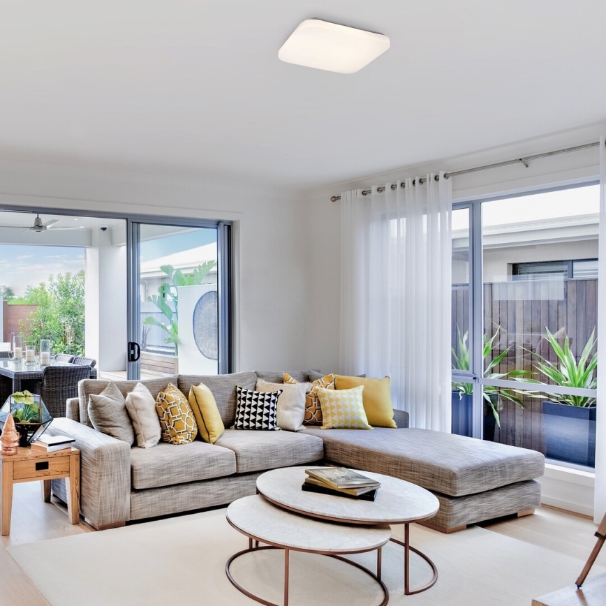 Rabalux - LED stropna svetilka z zatemnitvijo LED/16W/230V 34x34 cm + daljinski upravljalnik