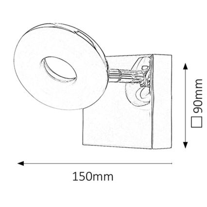 Rabalux - LED Kopalniška svetilka LED/5W/230V IP44