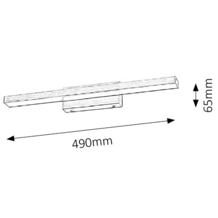 Rabalux - LED Kopalniška luč za osvetlitev ogledala LED/12W/230V IP44