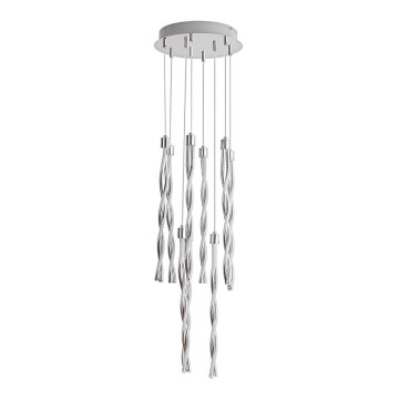 Rabalux 5766 - LED Lestenec na vrvici RAINA 8xLED/7,5W/230V