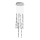 Rabalux 5766 - LED Lestenec na vrvici RAINA 8xLED/7,5W/230V
