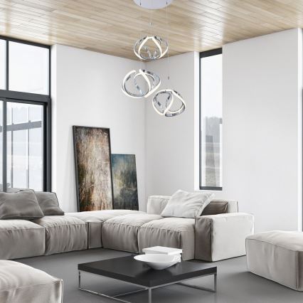 Rabalux - LED Lestenec na vrvici LED/50W/230V 3000K