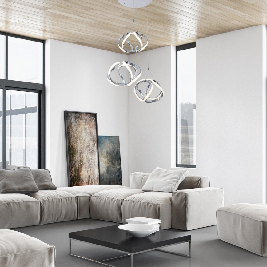 Rabalux - LED Lestenec na vrvici LED/50W/230V 3000K