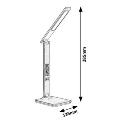 Rabalux - LED Zatemnitvena namizna svetilka na dotik LED/13W/230V