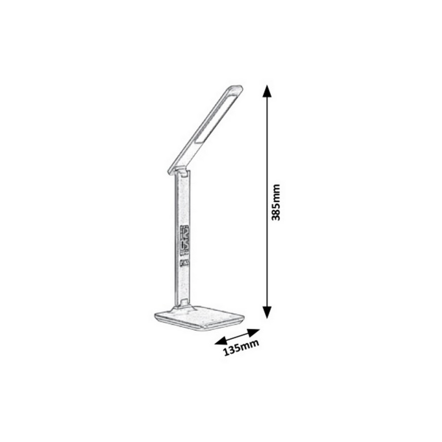 Rabalux - LED Zatemnitvena namizna svetilka na dotik LED/13W/230V